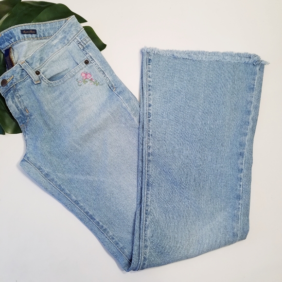 Y2K Aeropostale Super Flare Butterfly Frayed Jeans - Picture 11 of 11